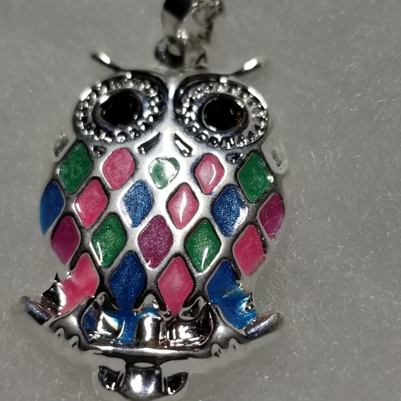 RAINBOW OWL NECKLACE - Picture 6 of 12